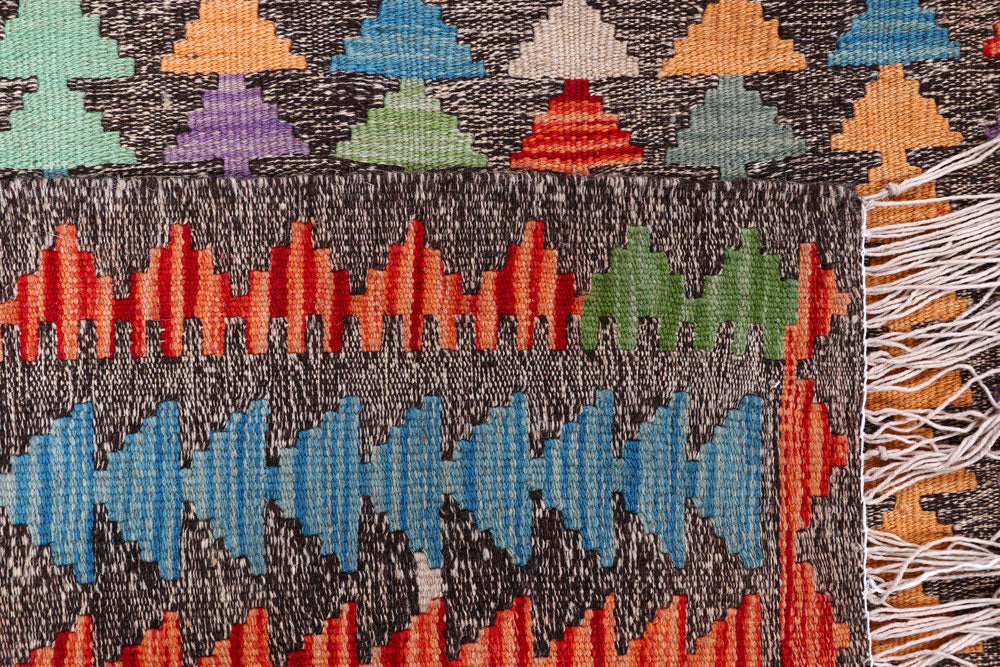 Multi Colored Kilim 5' 7 x 7' 8 - No. 57252 - ALRUG Rug Store