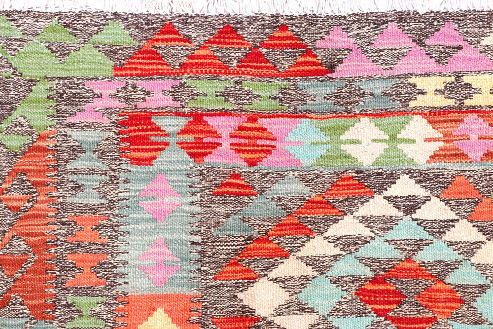 Multi Colored Kilim 5' 2 x 7' 8 - No. 57253 - ALRUG Rug Store