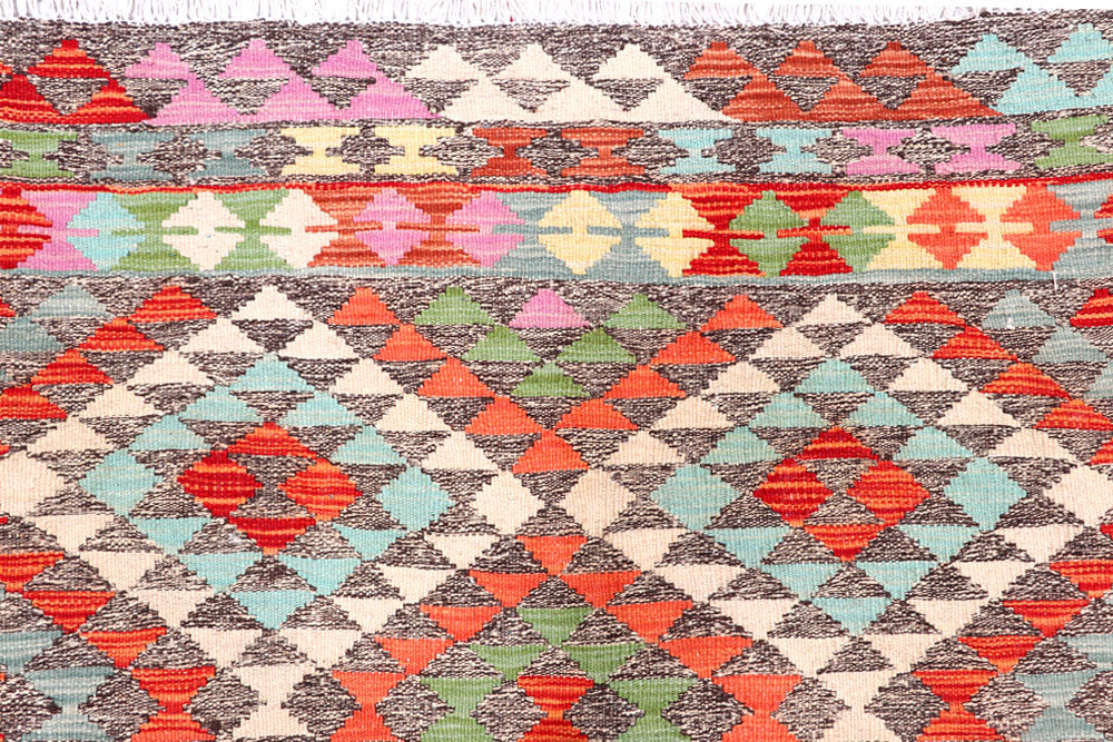 Multi Colored Kilim 5' 2 x 7' 8 - No. 57253 - ALRUG Rug Store