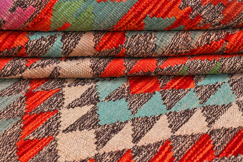 Multi Colored Kilim 5' 2 x 7' 8 - No. 57253 - ALRUG Rug Store