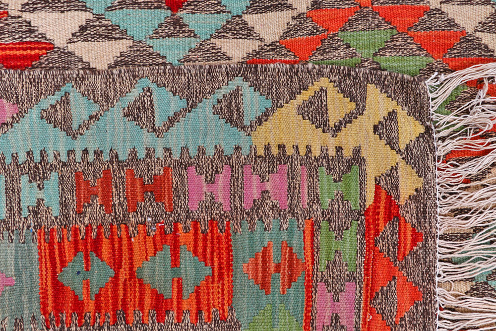 Multi Colored Kilim 5' 2 x 7' 8 - No. 57253 - ALRUG Rug Store