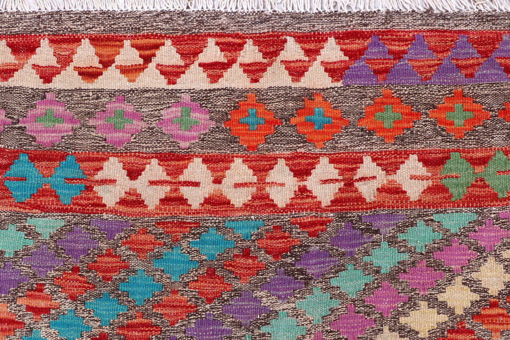 Multi Colored Kilim 6' x 7' 10 - No. 57255 - ALRUG Rug Store