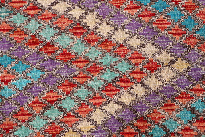 Multi Colored Kilim 6' x 7' 10 - No. 57255 - ALRUG Rug Store