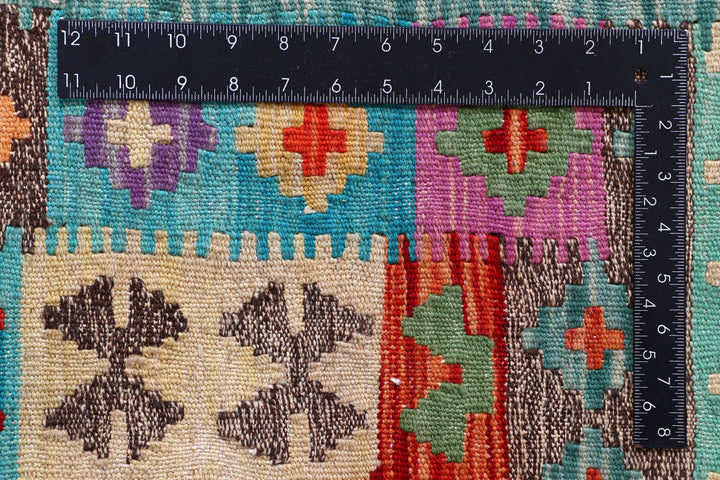Multi Colored Kilim 6' x 7' 10 - No. 57255 - ALRUG Rug Store