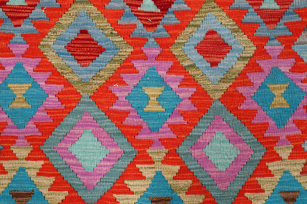 Multi Colored Kilim 5' 9 x 7' 10 - No. 57256 - ALRUG Rug Store