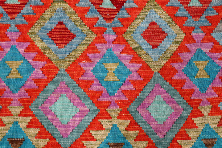 Multi Colored Kilim 5' 9 x 7' 10 - No. 57256 - ALRUG Rug Store
