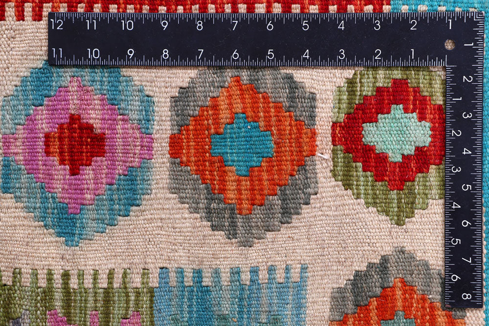 Multi Colored Kilim 5' 9 x 7' 10 - No. 57256 - ALRUG Rug Store