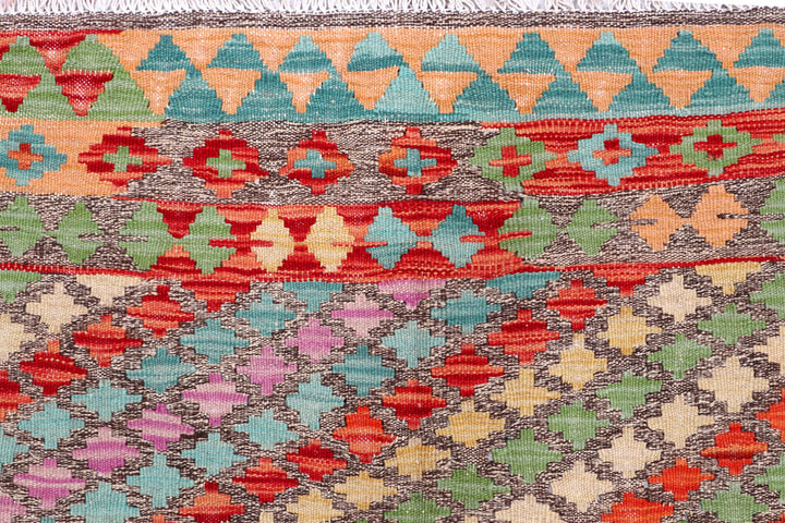 Multi Colored Kilim 6' x 8' - No. 57257 - ALRUG Rug Store