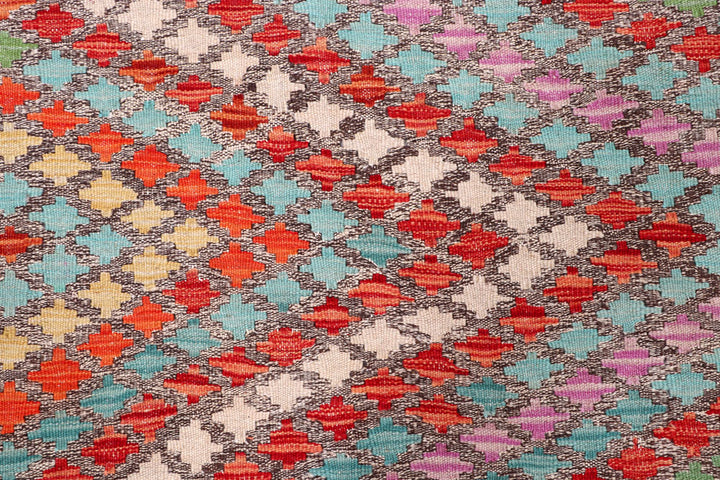 Multi Colored Kilim 6' x 8' - No. 57257 - ALRUG Rug Store