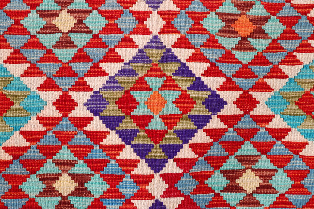 Multi Colored Kilim 5' 3 x 8' - No. 57259 - ALRUG Rug Store