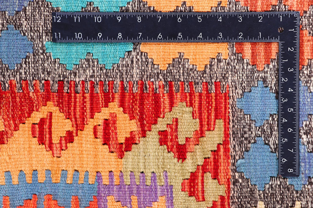 Multi Colored Kilim 5' 10 x 7' 8 - No. 57260 - ALRUG Rug Store