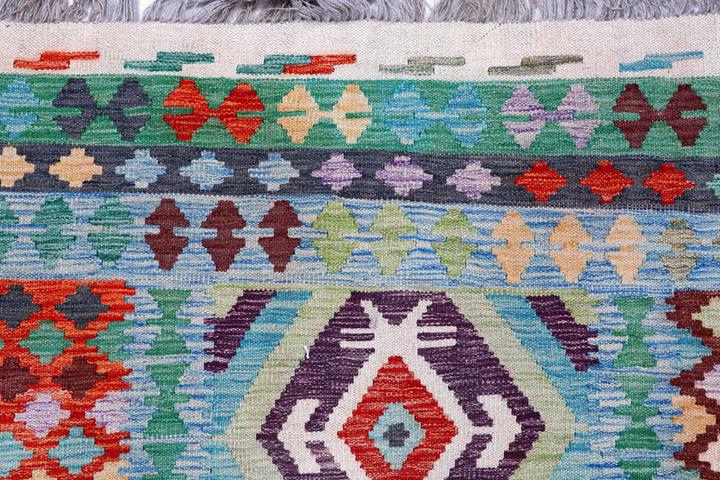 Multi Colored Kilim 8' 4 x 11' 7 - No. 57265 - ALRUG Rug Store