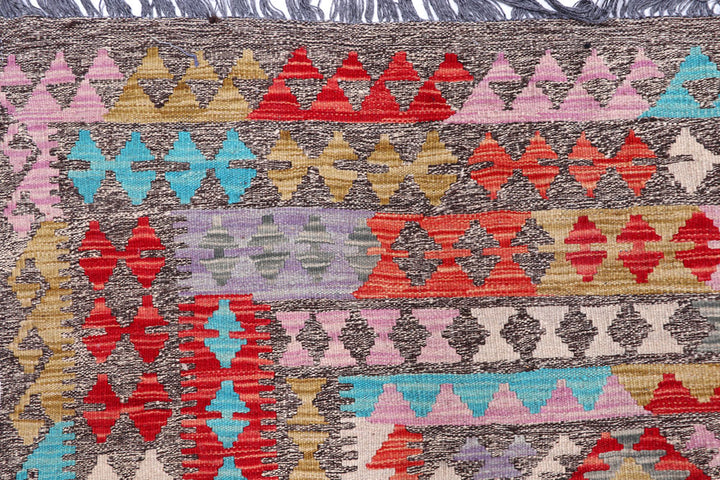 Multi Colored Kilim 8' 8 x 11' 7 - No. 57267 - ALRUG Rug Store
