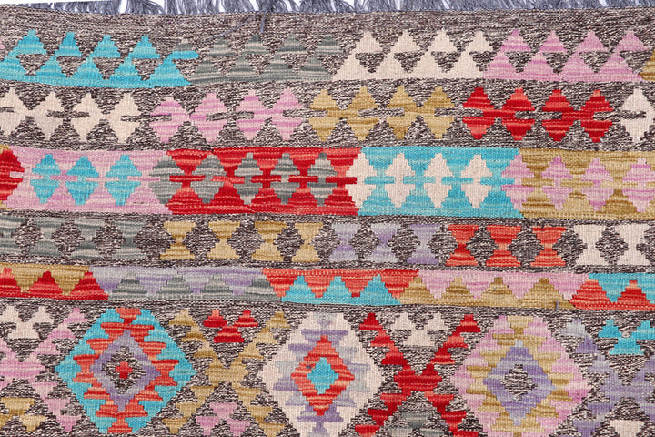 Multi Colored Kilim 8' 8 x 11' 7 - No. 57267 - ALRUG Rug Store