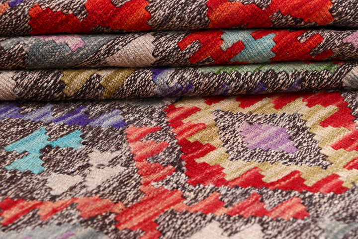 Multi Colored Kilim 8' 8 x 11' 7 - No. 57267 - ALRUG Rug Store