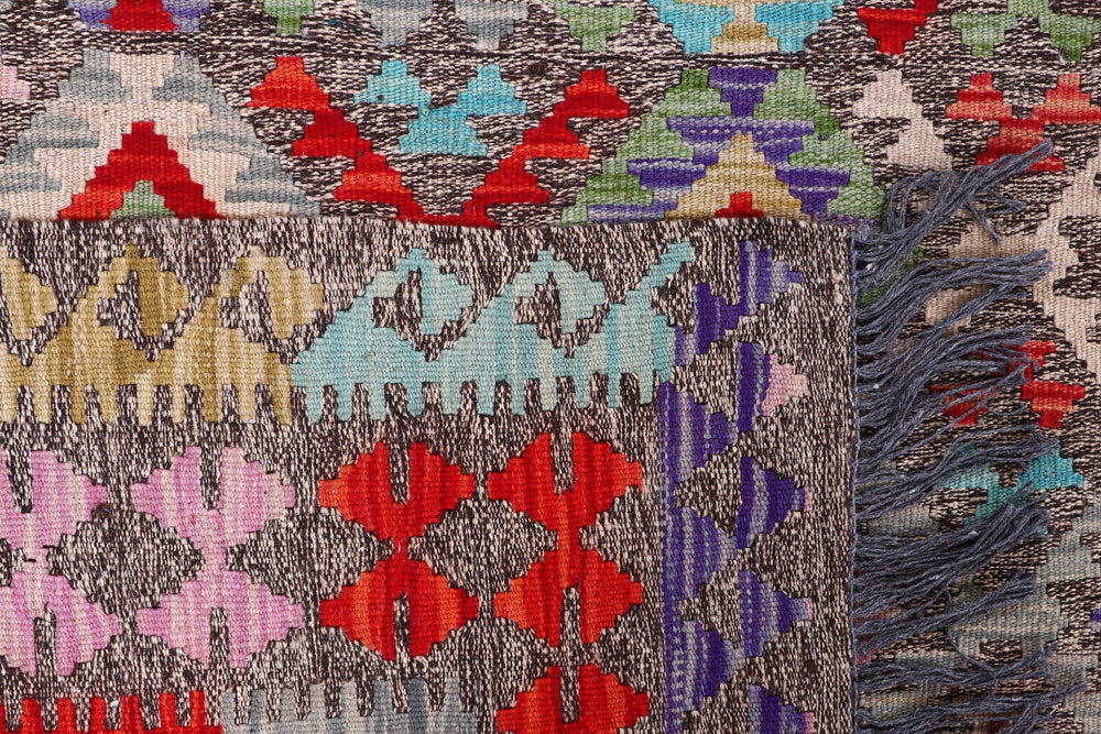 Multi Colored Kilim 8' 8 x 11' 7 - No. 57267 - ALRUG Rug Store