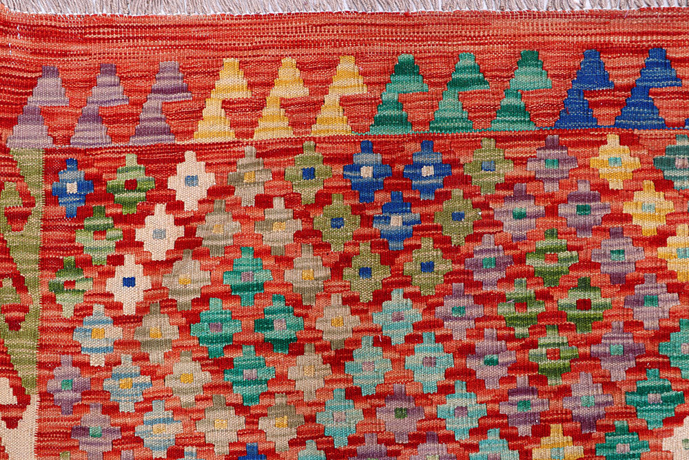 Multi Colored Kilim 8' 5 x 9' 8 - No. 57269 - ALRUG Rug Store