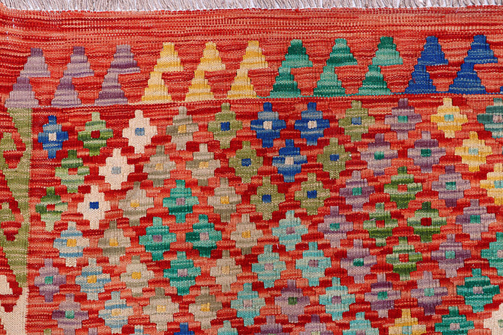 Multi Colored Kilim 8' 5 x 9' 8 - No. 57269 - ALRUG Rug Store