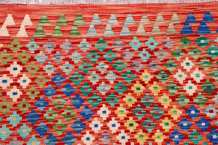 Multi Colored Kilim 8' 5 x 9' 8 - No. 57269 - ALRUG Rug Store