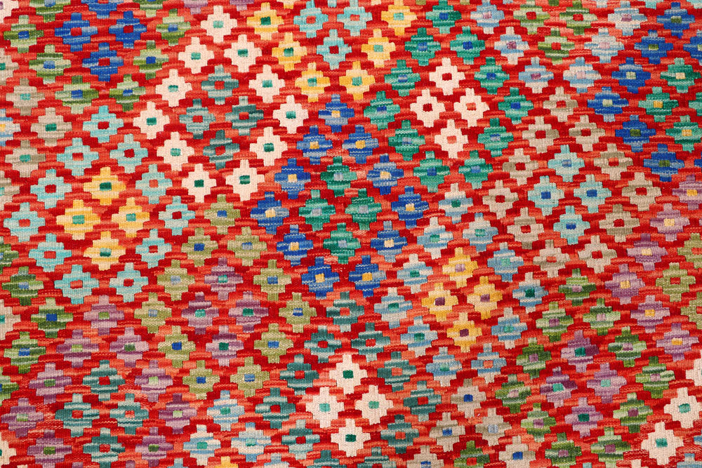 Multi Colored Kilim 8' 5 x 9' 8 - No. 57269 - ALRUG Rug Store