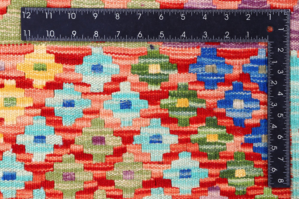 Multi Colored Kilim 8' 5 x 9' 8 - No. 57269 - ALRUG Rug Store