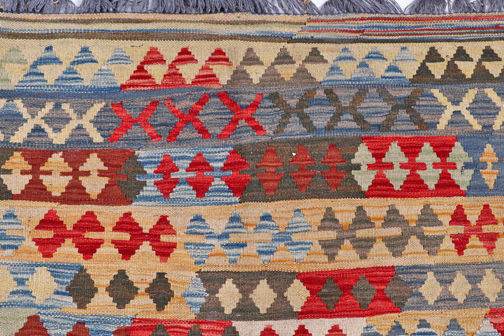 Multi Colored Kilim 8' 6 x 11' 9 - No. 57270 - ALRUG Rug Store