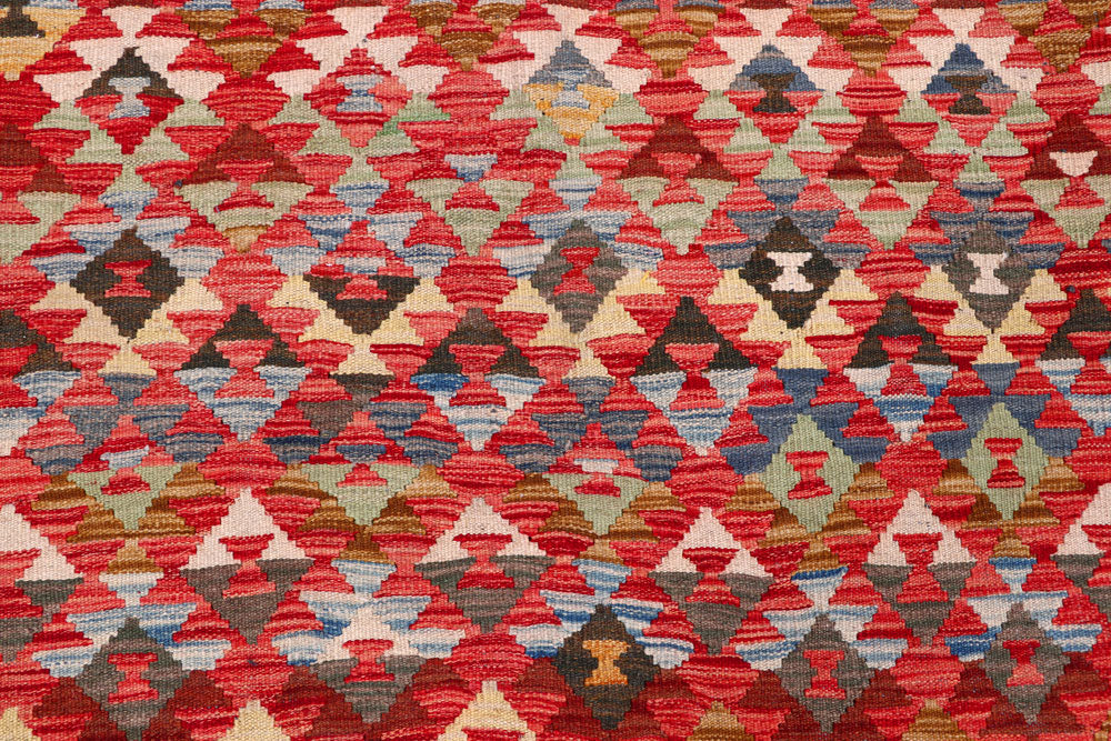 Multi Colored Kilim 8' 6 x 11' 9 - No. 57270 - ALRUG Rug Store