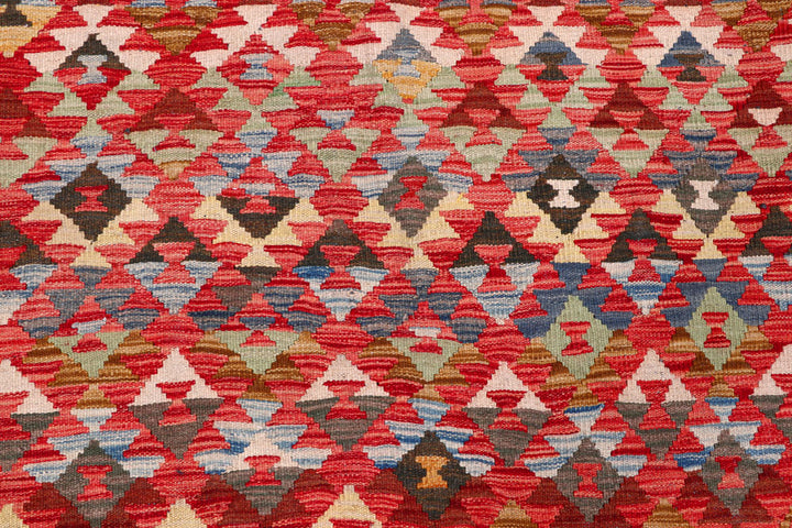 Multi Colored Kilim 8' 6 x 11' 9 - No. 57270 - ALRUG Rug Store
