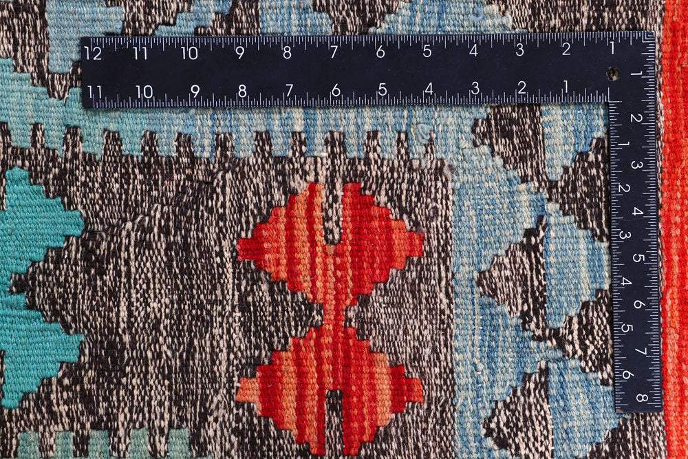 Multi Colored Kilim 5' 7 x 7' 7 - No. 57274 - ALRUG Rug Store