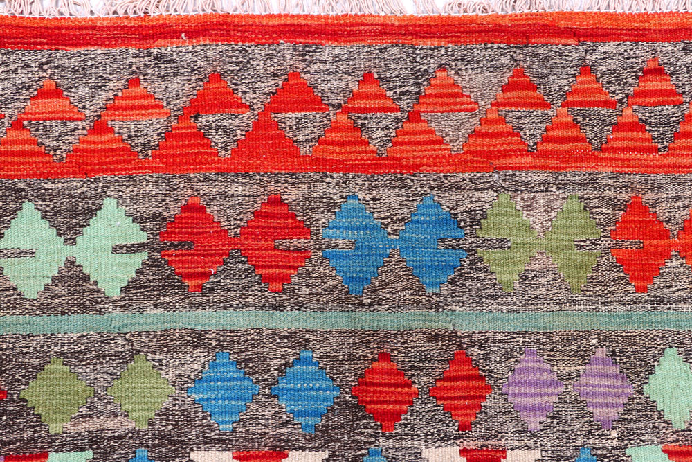 Multi Colored Kilim 5' 7 x 7' 6 - No. 57275 - ALRUG Rug Store