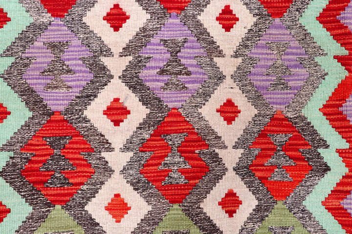 Multi Colored Kilim 5' 7 x 7' 6 - No. 57275 - ALRUG Rug Store