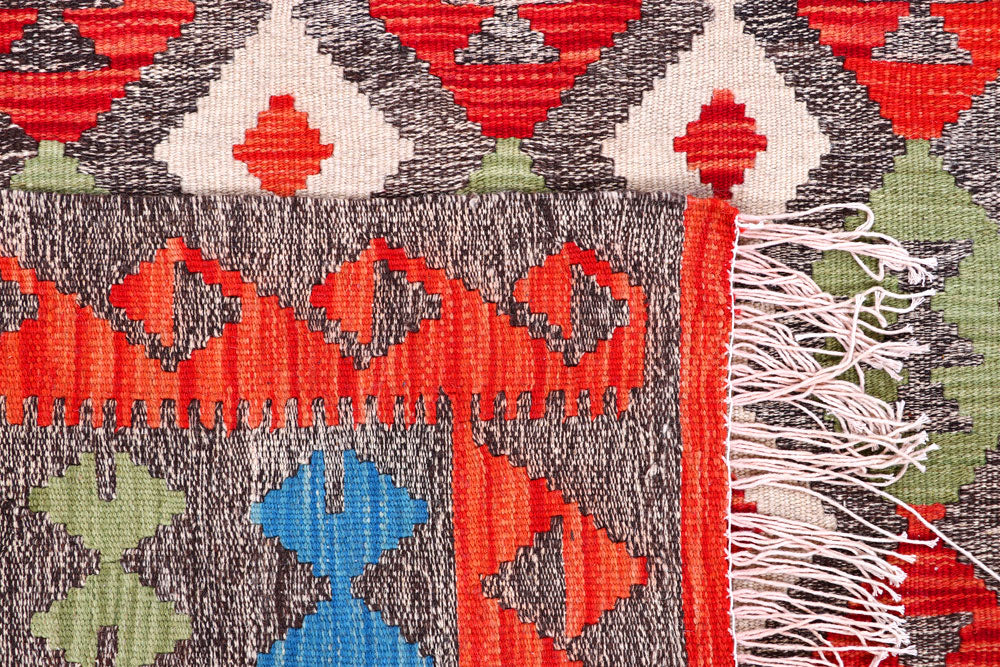 Multi Colored Kilim 5' 7 x 7' 6 - No. 57275 - ALRUG Rug Store