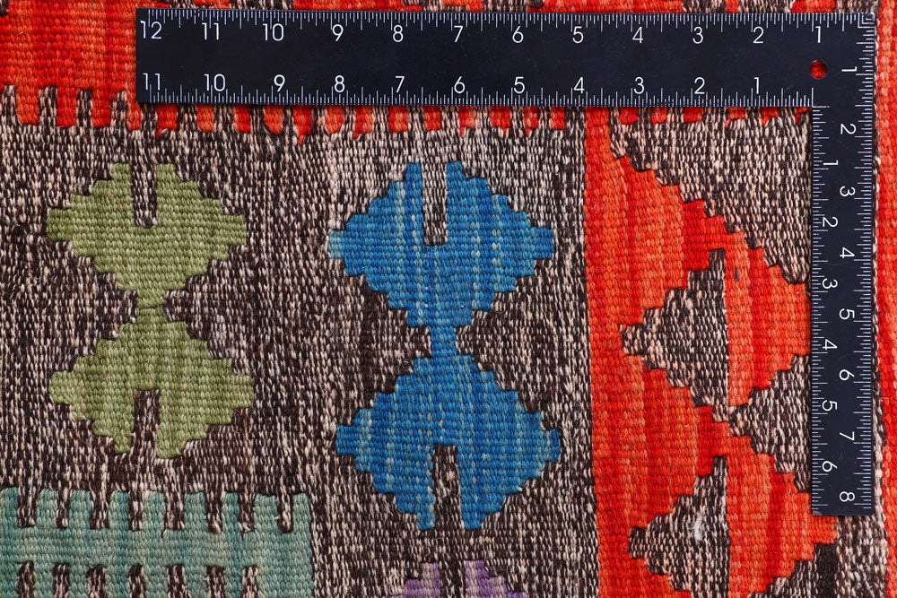 Multi Colored Kilim 5' 7 x 7' 6 - No. 57275 - ALRUG Rug Store