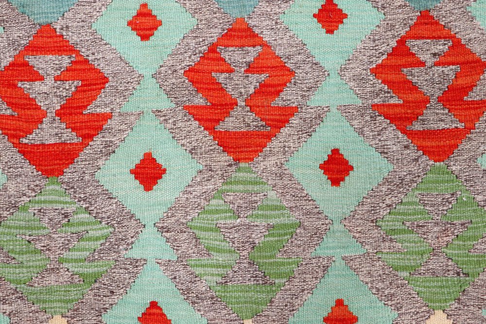 Multi Colored Kilim 5' 6 x 7' 7 - No. 57276 - ALRUG Rug Store