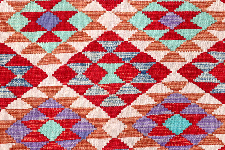 Multi Colored Kilim 5' 2 x 7' 10 - No. 57277 - ALRUG Rug Store