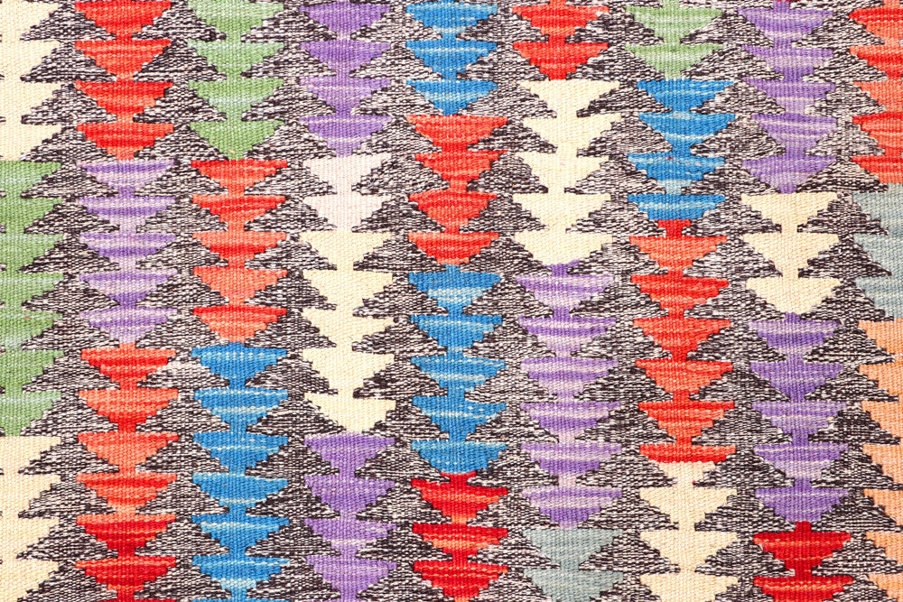 Multi Colored Kilim 5' 10 x 7' 4 - No. 57278 - ALRUG Rug Store