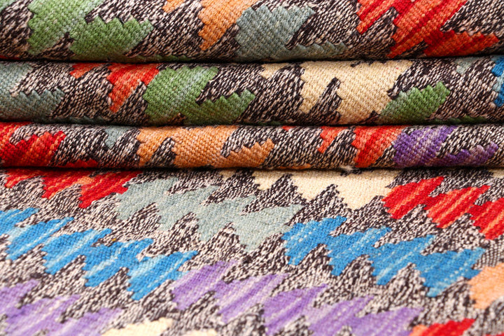 Multi Colored Kilim 5' 10 x 7' 4 - No. 57278 - ALRUG Rug Store