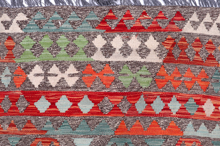 Multi Colored Kilim 8' 1 x 11' 1 - No. 57279 - ALRUG Rug Store