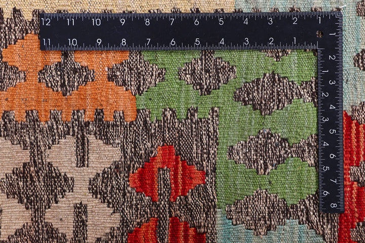 Multi Colored Kilim 8' 1 x 11' 1 - No. 57279 - ALRUG Rug Store