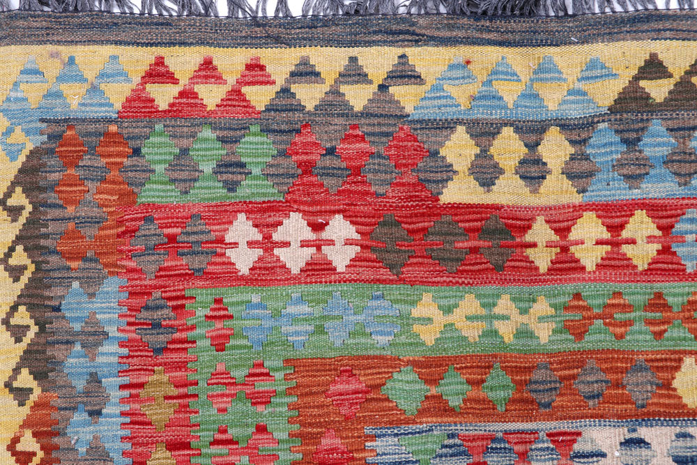 Multi Colored Kilim 8' 4 x 11' 3 - No. 57280 - ALRUG Rug Store