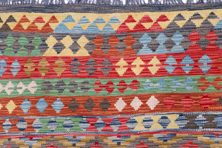 Multi Colored Kilim 8' 4 x 11' 3 - No. 57280 - ALRUG Rug Store