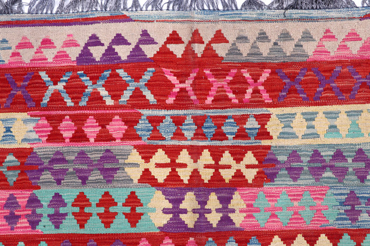 Multi Colored Kilim 8' 3 x 11' 8 - No. 57282 - ALRUG Rug Store