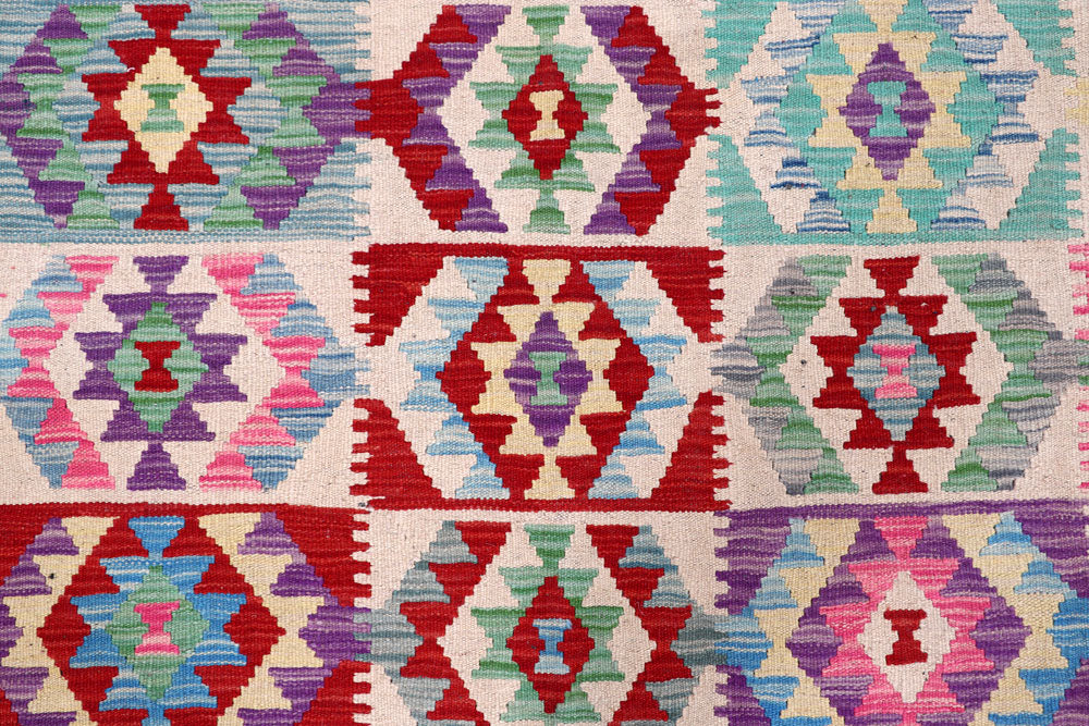 Multi Colored Kilim 8' 3 x 11' 8 - No. 57282 - ALRUG Rug Store