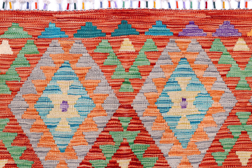 Multi Colored Kilim 8' 4 x 11' 2 - No. 57284 - ALRUG Rug Store