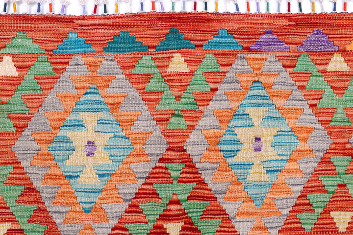 Multi Colored Kilim 8' 4 x 11' 2 - No. 57284 - ALRUG Rug Store