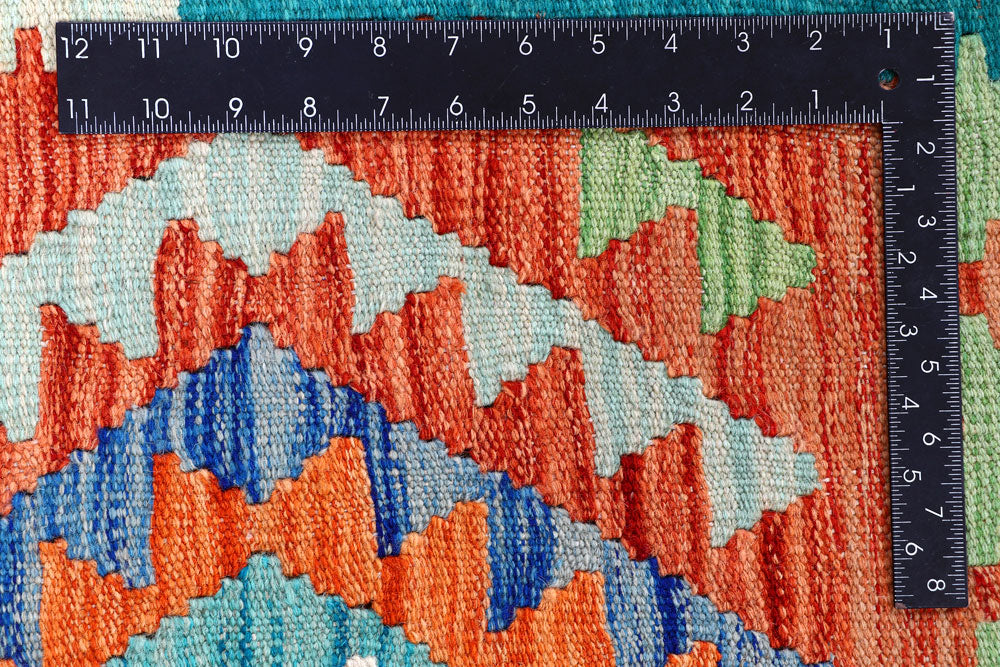 Multi Colored Kilim 8' 4 x 11' 2 - No. 57284 - ALRUG Rug Store