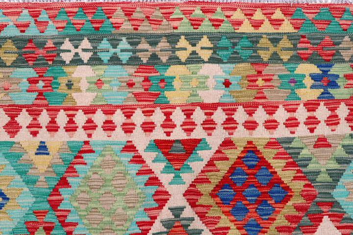 Multi Colored Kilim 8' 5 x 11' 8 - No. 57285 - ALRUG Rug Store