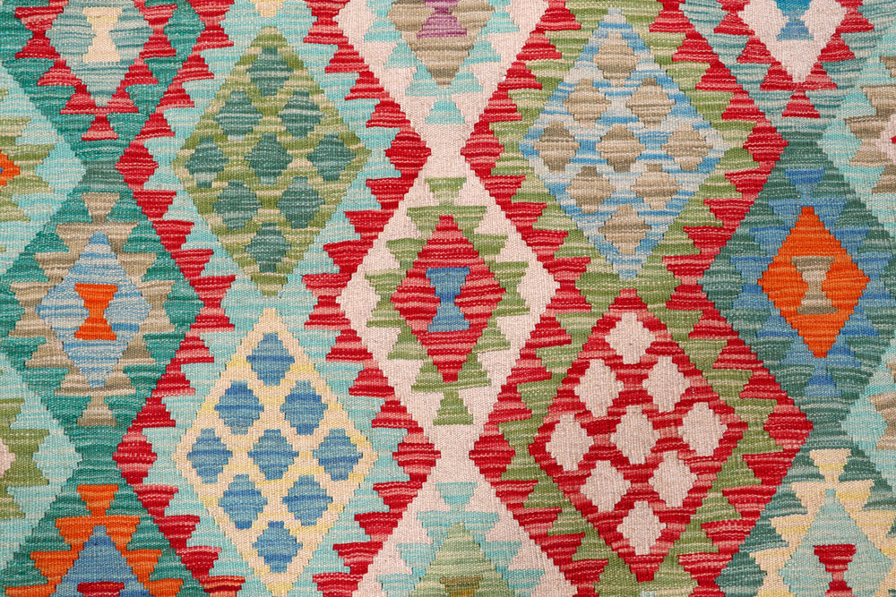 Multi Colored Kilim 8' 5 x 11' 8 - No. 57285 - ALRUG Rug Store