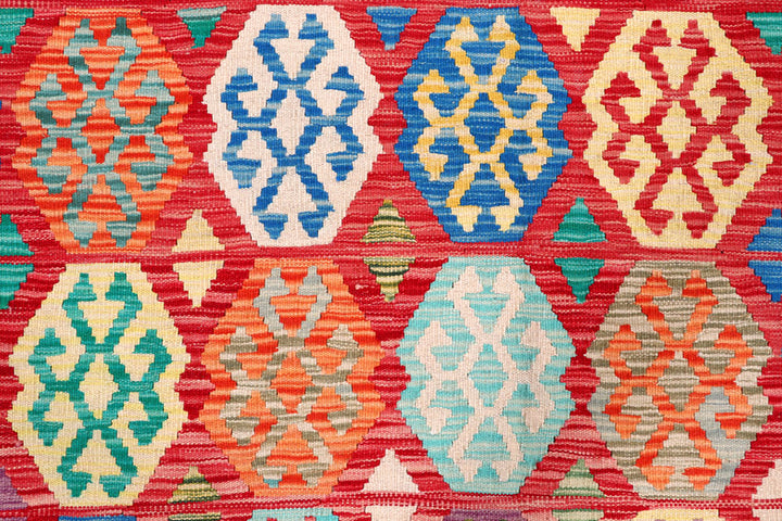 Multi Colored Kilim 8' 5 x 11' 7 - No. 57287 - ALRUG Rug Store