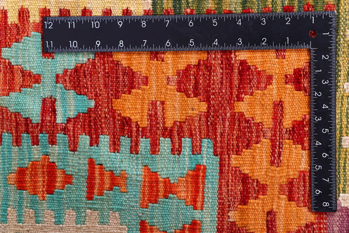 Multi Colored Kilim 8' 5 x 11' 7 - No. 57287 - ALRUG Rug Store